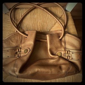 Cole Haan bronze shoulder bag
